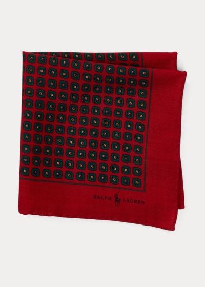 Polo Ralph Lauren Wool Challis Pocket Square Herre Danmark (GKYTW0527)